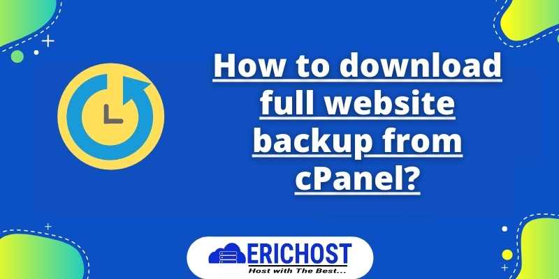How to download full website backup from cPanel?